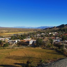 The little town Cachi seen from its graveyard